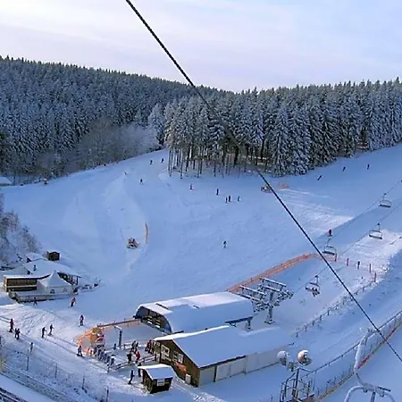 With Terrace Near Niedersfeld Forest Winterberg