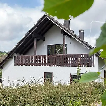 With Terrace Near Niedersfeld Forest Winterberg