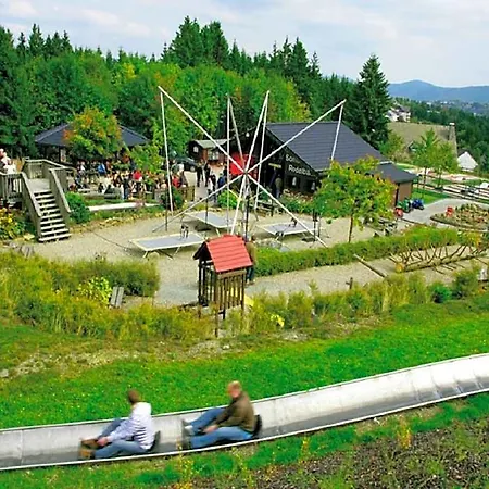 With Terrace Near Niedersfeld Forest Winterberg